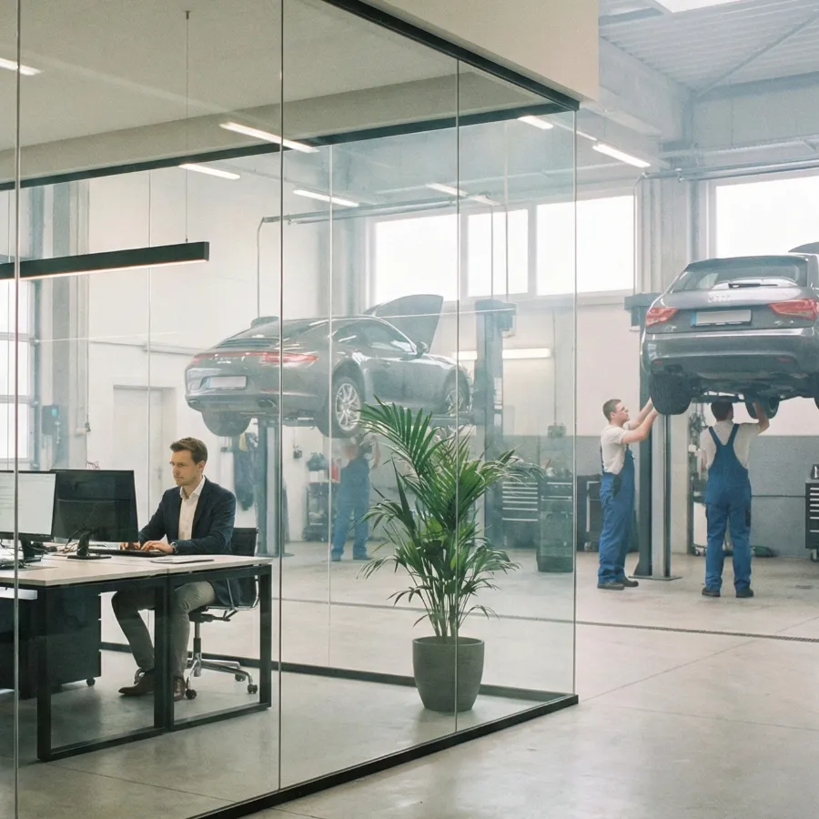 automated garage payroll