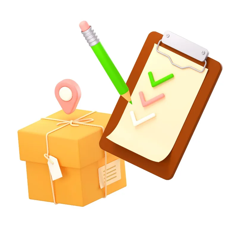 Delivery note from sales order