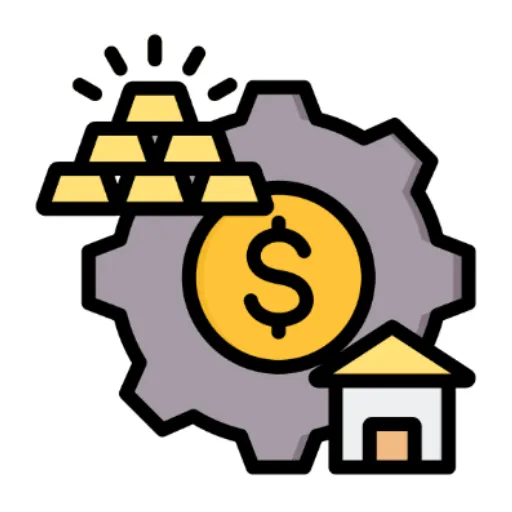 Fixed asset software icon