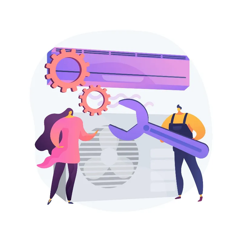 Maintenance visit software — engineer on customer site