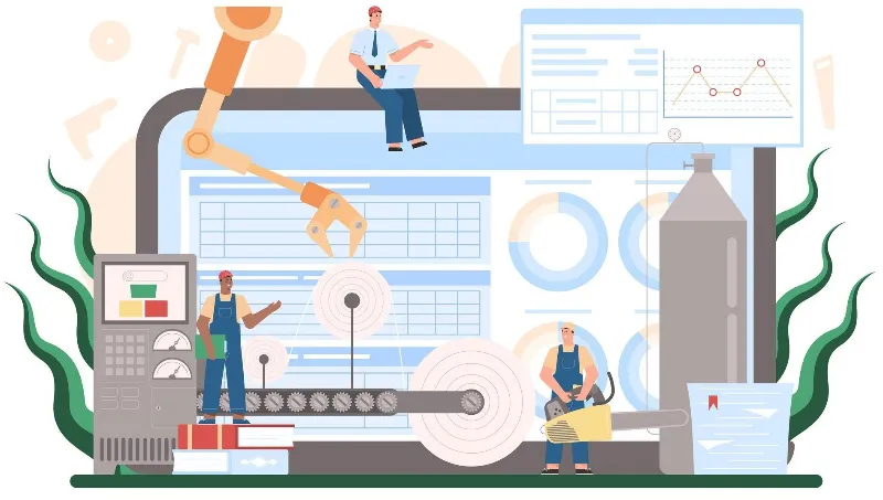 SolutionsInc ERP Manufacturing Dashboard