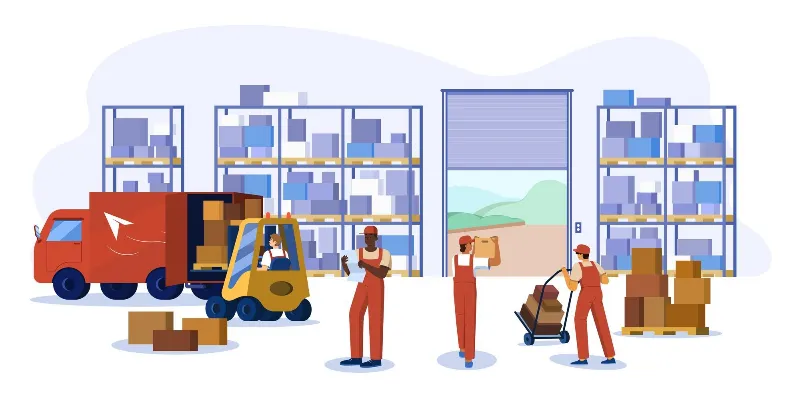 Stock transfer to subcontractor in SolutionsERP